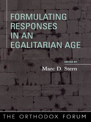 cover image of Formulating Responses in an Egalitarian Age